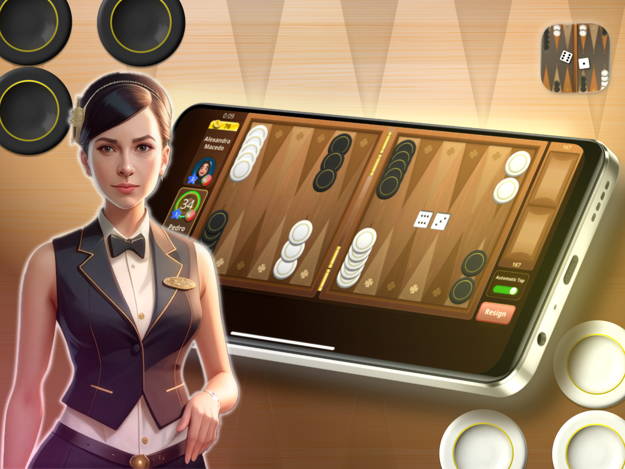 Backgammon Online Classic preview