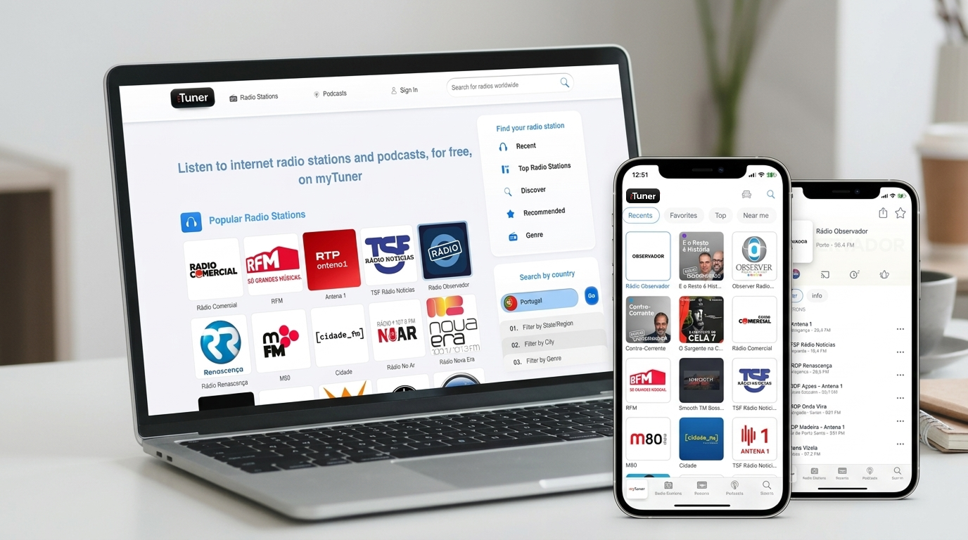 myTuner Radio preview
